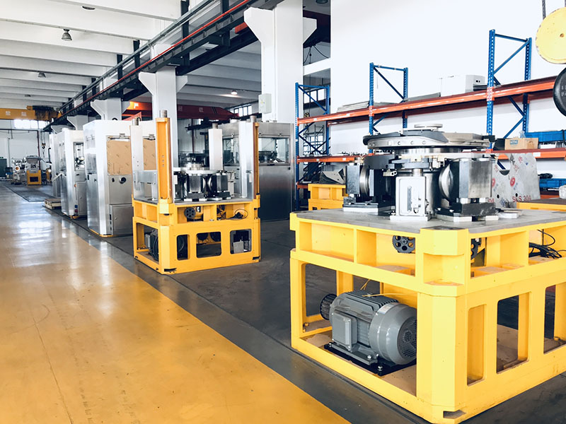 上海泰博雷特GZPK高速压片机整机装配区域(图1)